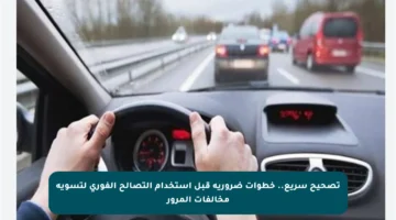 تصحيح سريع.. خطوات ضرورية قبل استخدام التصالح الفوري لتسوية مخالفات المرور